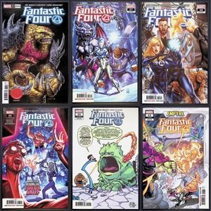 Fantastic Four #22, #25–28 6x Lot (2020–21 Marvel) – NM + #27 Knullified Variant